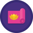 sports and competition,yoga,yoga mat,wellness,gym,fitness,sports,mat,excercising,excercise,lotus flower,gymnastics